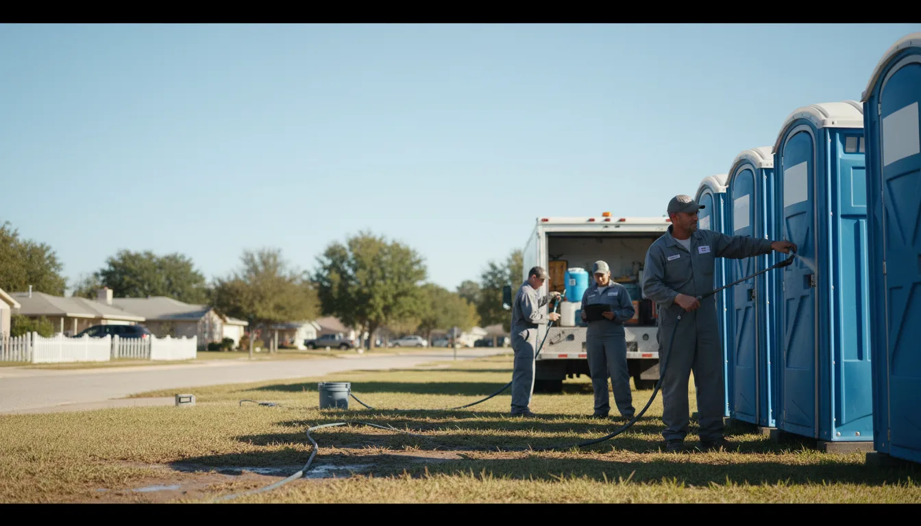 Long-Term Portable Toilet Rental in Clinton, SC near me